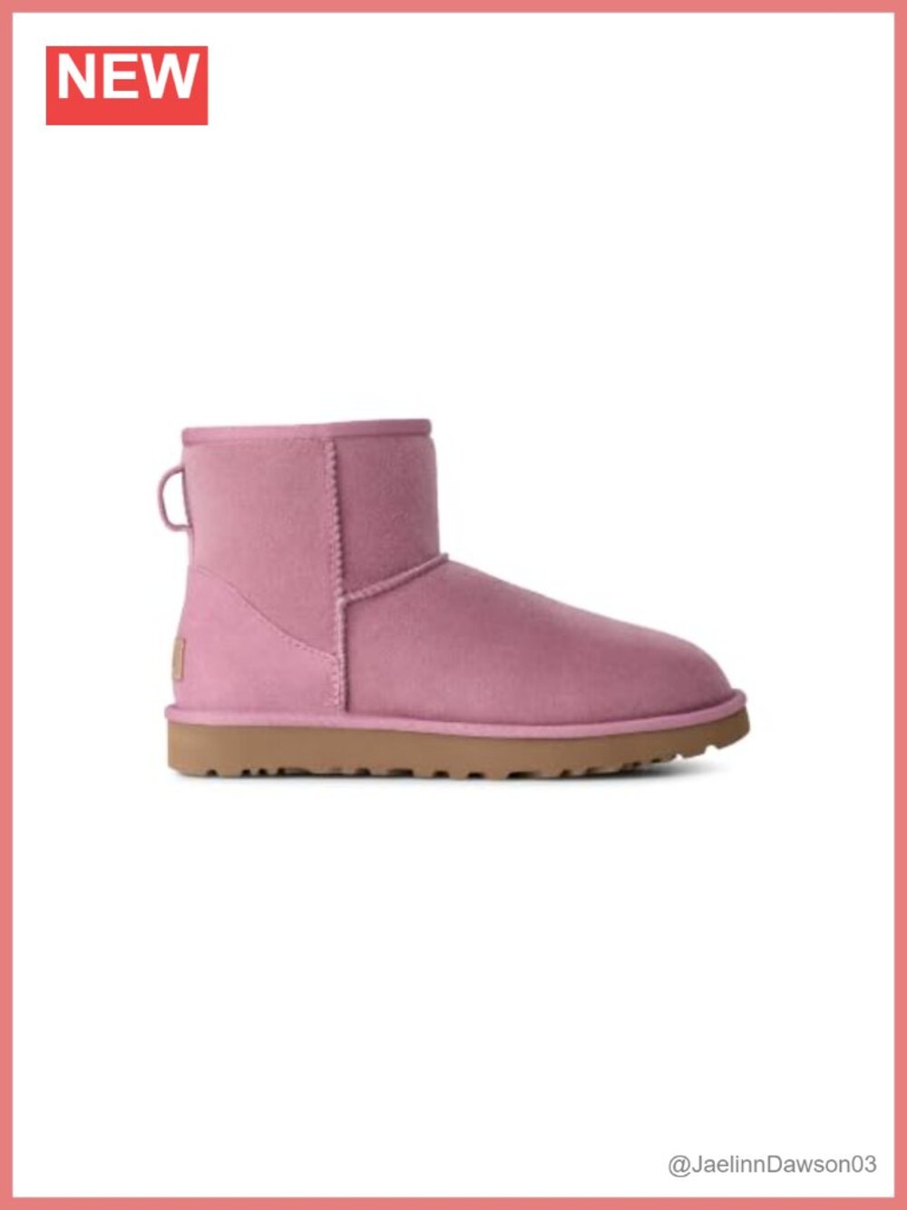Suede Mini Ankle Bootie with Sheepskin Lining Pull-On